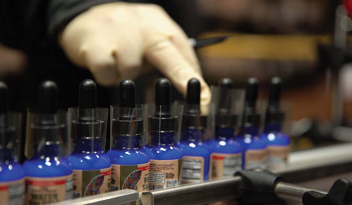 American Shaman CBD assembly line