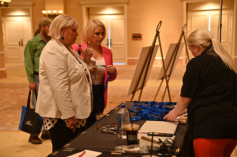 CBD American Shaman Franchise Conference 2022 registration desk